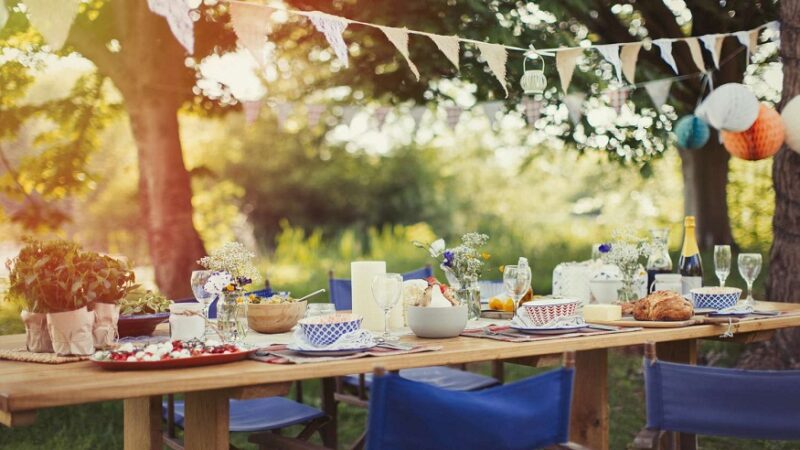 Hosting a Catered Garden Party